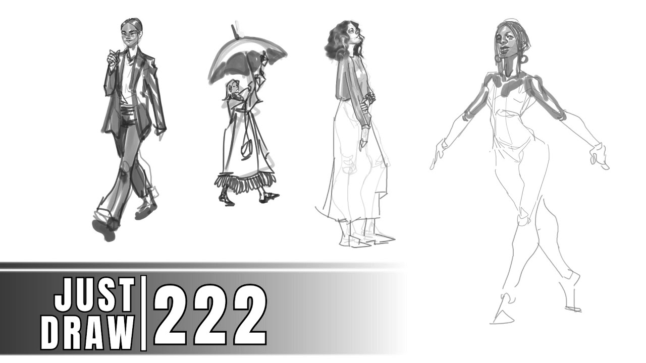 #learntodrawin1year │ Just Draw #222 - YouTube