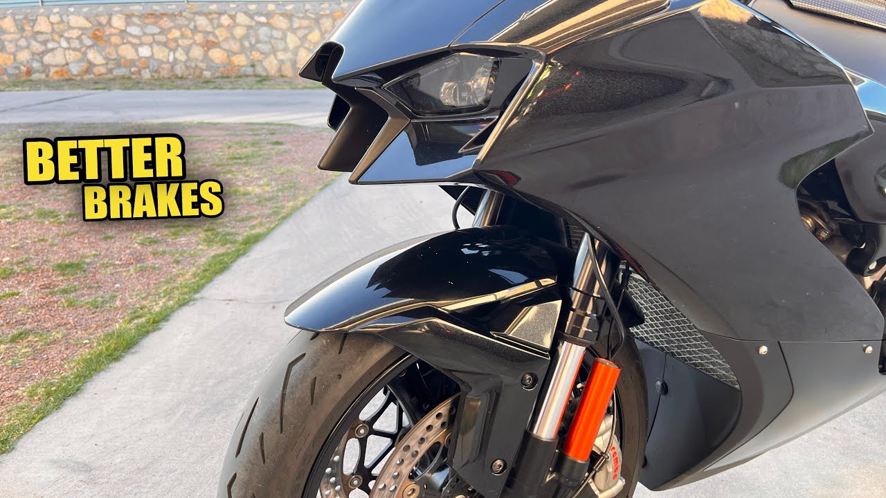 Improving The ZX10R Brakes: Core Moto 3T-E Kit! - YouTube