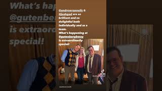 Posted by Colin on his Instagram stories #colindonnell #pattimurin #Gutenbergthemusical Profile