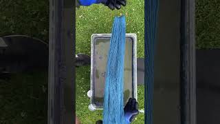 Test Live: Lavenham Blue dyeing using my phone from the YouTube app