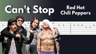 PDF Sample Red Hot Chili Peppers - Can't Stop guitar tab & chords by Stunning Music Tabs.