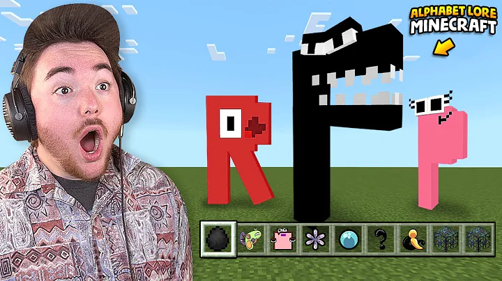 PLAYING THE ALPHABET LORE MINECRAFT MOD... (its so...
