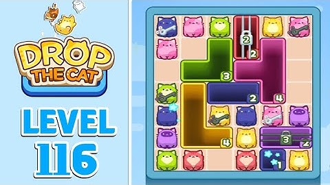 Drop The Cat Level 116 Walkthrough Solution