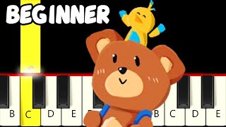 network machine super bear adventure fast and slow easy piano tutorial beginner