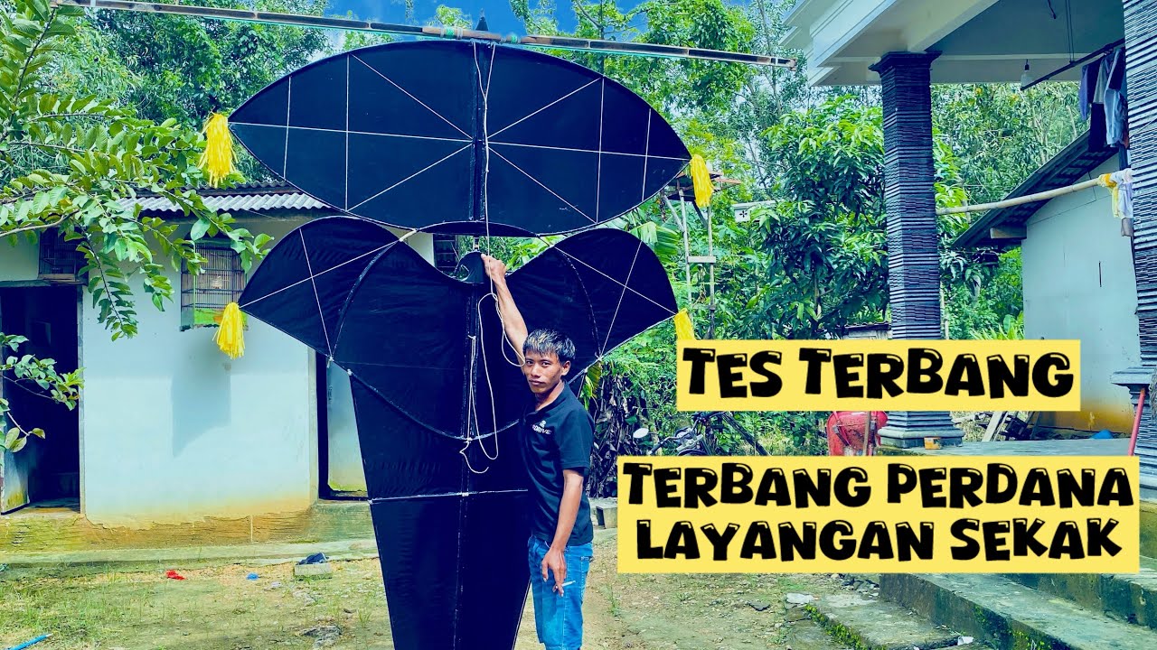 Tes Terbang Perdana Layangan Sekak 