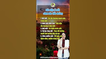 dấu hiệu ở mắt cảnh báo bệnh tiểu đường #dongocdiep #songkhoe