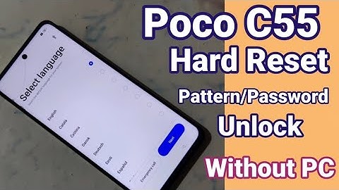 Poco C55 Hard Reset l Poco C55 Pattern Unlock  Poco RMX3710 Hard Reset Unlock without PC