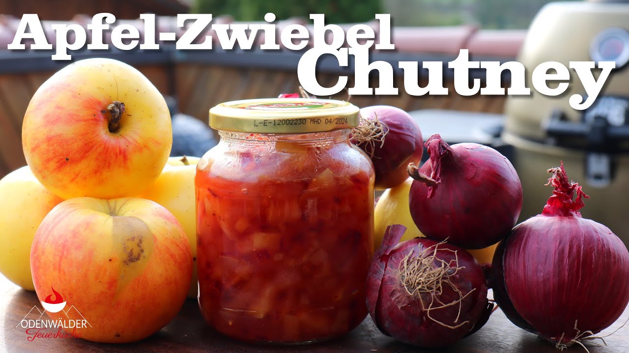 Köstliches Apfel Zwiebel Chutney - ideal zu Käse und Fleisch