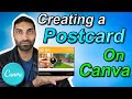 How to Make a Postcard on Canva | FULL TUTORIAL