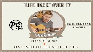 Emil Ernebro Lesson - "Life Hack" over F7