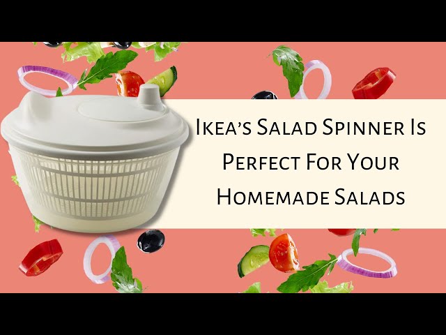 UPPFYLLD Salad spinner, white - IKEA