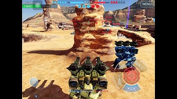 War Robots Remastered Graphics - War Robots Test Server Gameplay