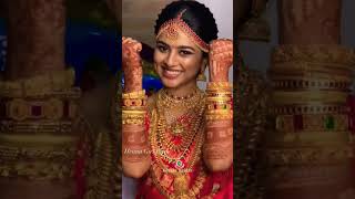 Kerala Bride❤️ | Kerala Bride Makeup | Kerala Bridal Looks❤️ | Hindu Bride | Red Saree Bridal Look