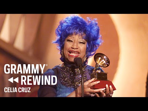 Celia Cruz Dances Her Way To Victory At The First Latin GRAMMYs | GRAMMY Rewind