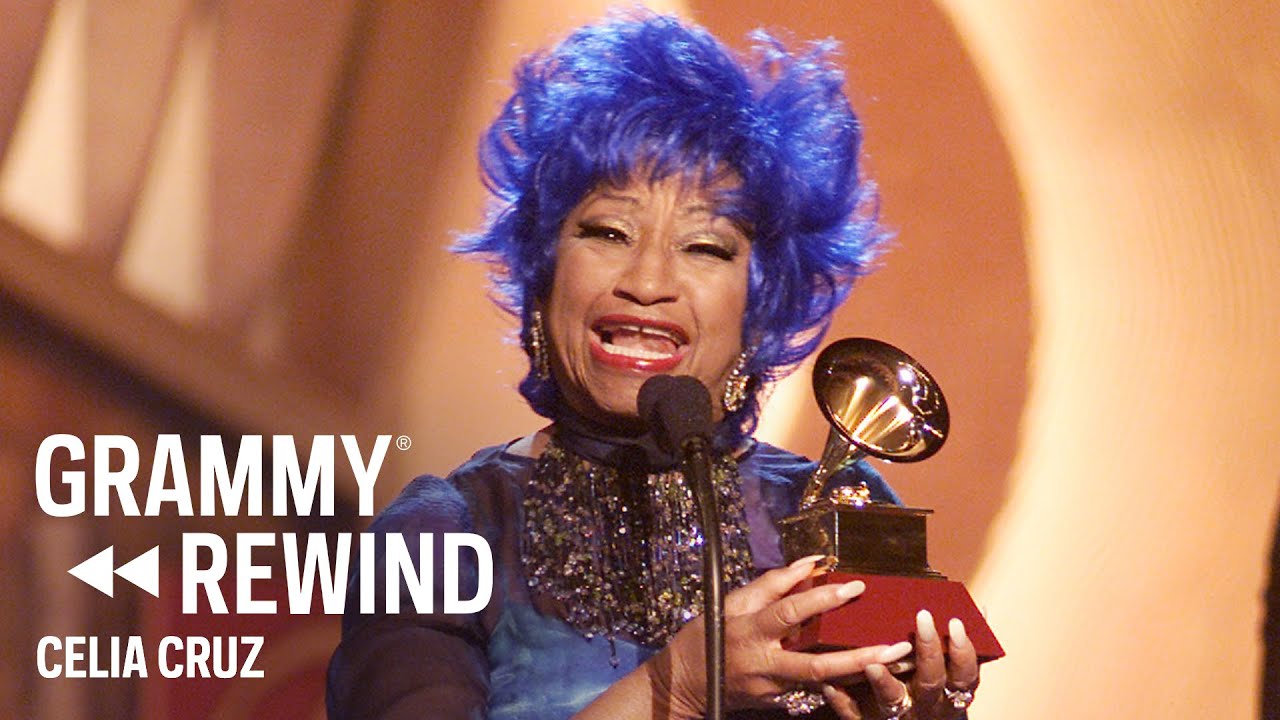 Celia Cruz Dances Her Way To Victory At The First Latin GRAMMYs | GRAMMY Rewind