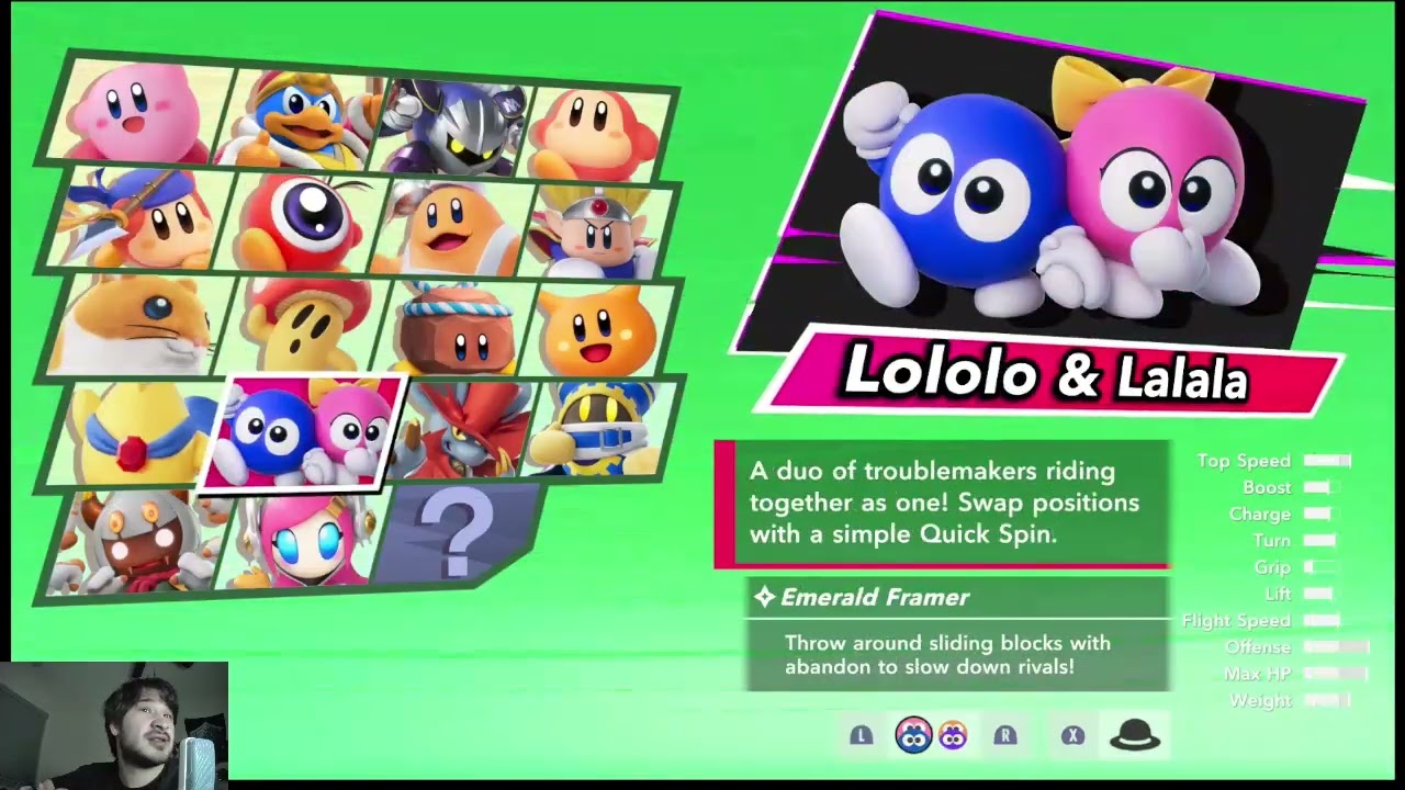 Kirby Air Riders Event for the Christmas Hat.