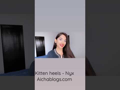 Kitten Heels Nyx Cosmetics | Red lipstick for brown girls
