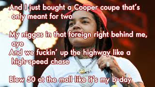 Young M.A "My Hitta" (Lyrics Music Video)