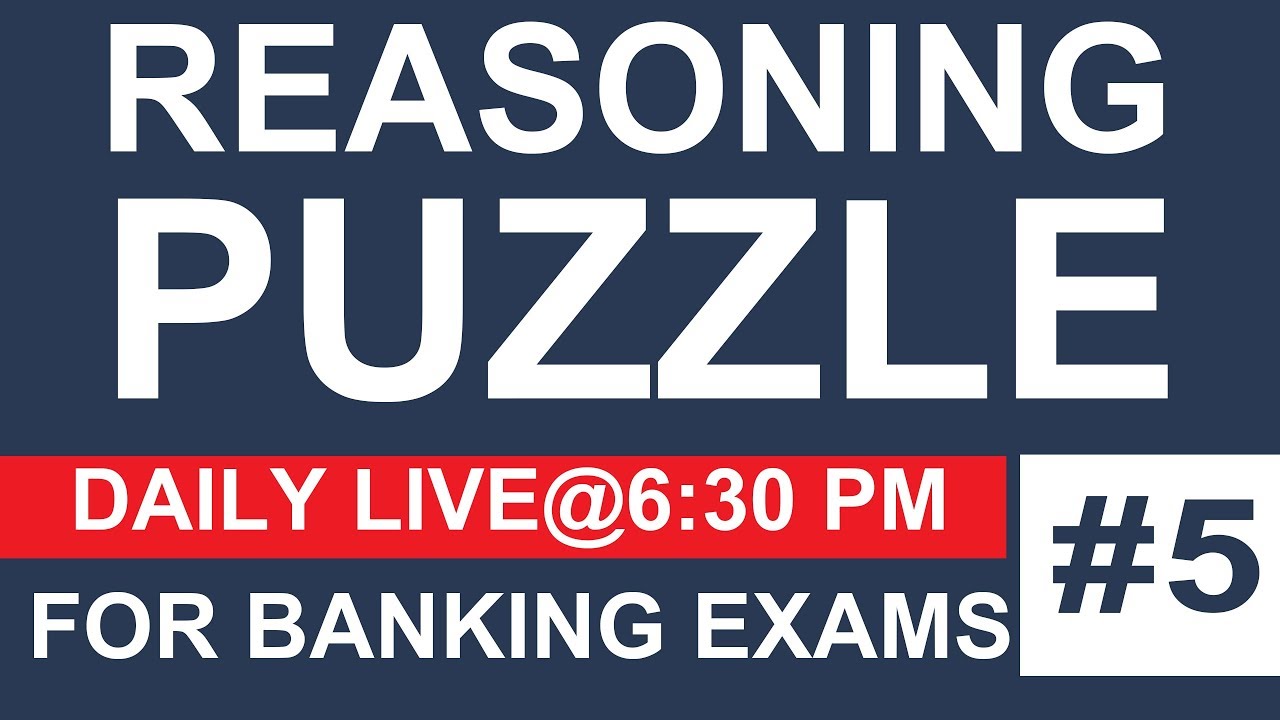 Reasoning Puzzle | Reasoning Puzzles for Bank Exams in Hindi | Reasoning for Banking Exam
