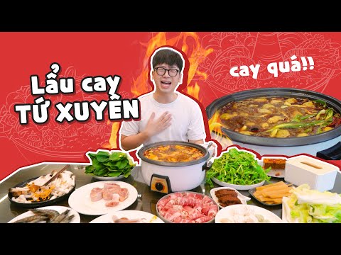 Video Tự làm nồi LẨU TỨ XUYÊN siêu cay tại nhà cùng Ninh Titô - youtube