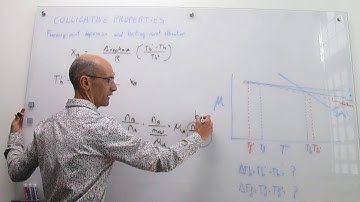 Colligative properties. Change to freezing and boiling points. Part II