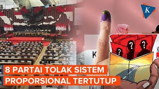 Kecuali PDI-P, 8 Fraksi DPR Tolak Pemilu Sistem Proporsional Tertutup screenshot 3