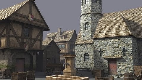 3DModels-Textures: Medieval Village 1