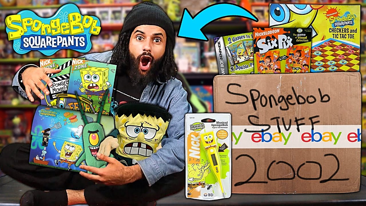 I Found Someones ENTIRE LOST VINTAGE SPONGEBOB SQUAREPANTS COLLECTION! EBAY LOT 3 *BIGGEST ONE YET!*