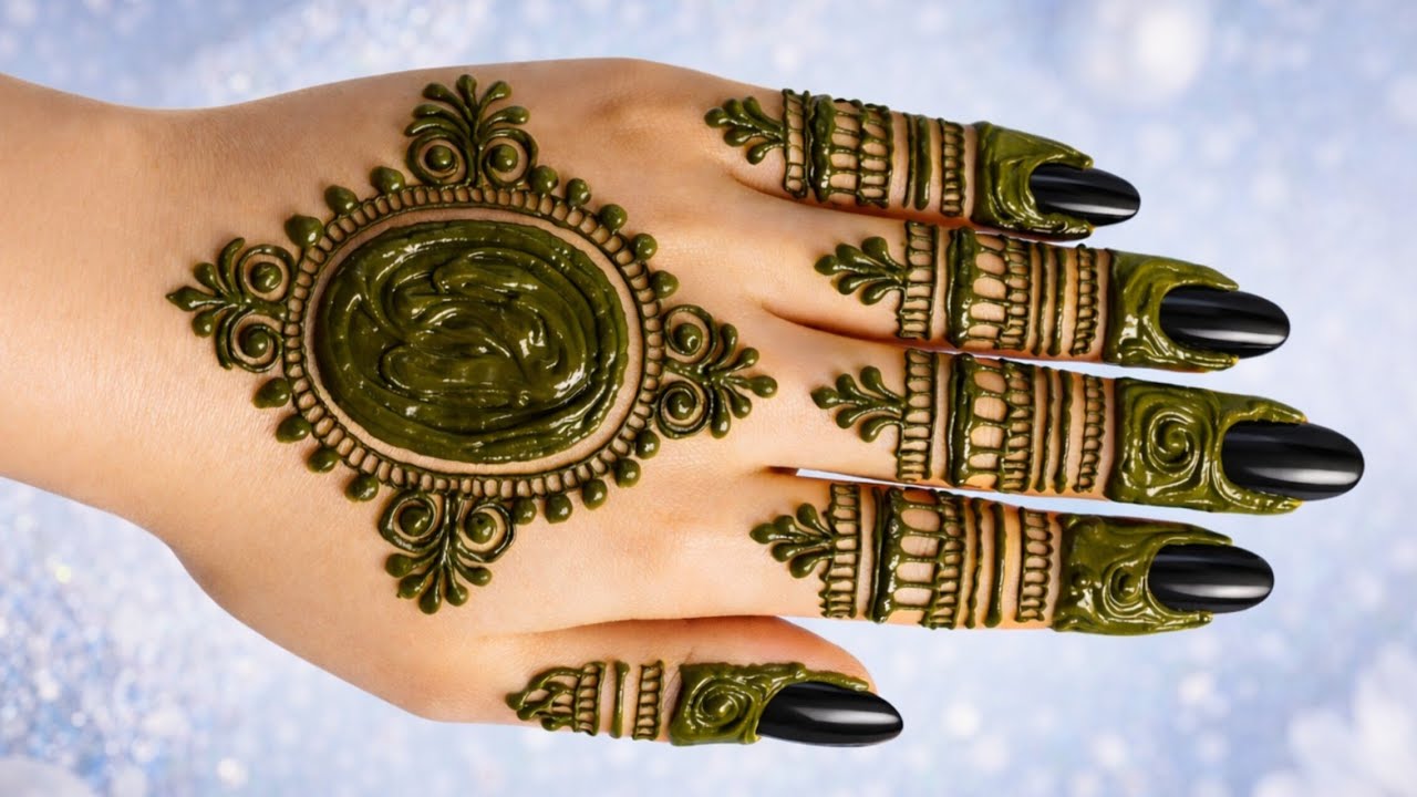 Beautiful Back Hand Mehndi Design | Easy Simple Mehndi Designs | Henna Art