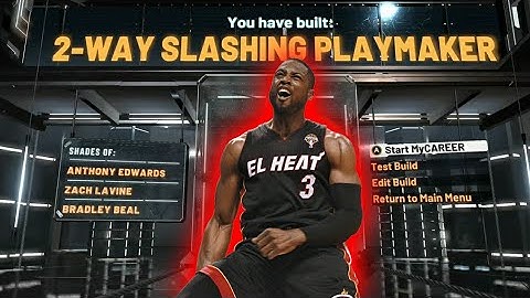 I FOUND THE BEST 2 WAY SLASHING PLAYMAKER BUILD IN NBA 2K22 CURRENT GEN | DWAYNE WADE BUILD