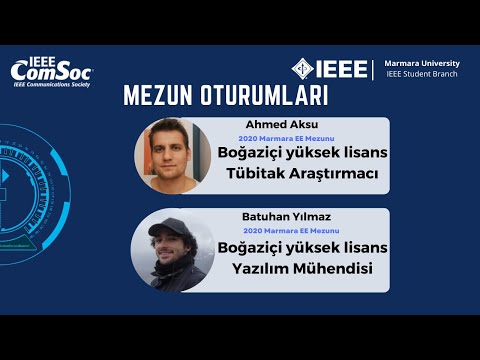 Marmara Üniversitesi Elektrik-Elektronik Mühendisliği Mezun Oturumu | IEEE Marmara ComSoc