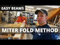 Tape Miter Folding 12' Beams - Perfect Beam Assembly with Just Tape