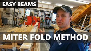 Tape Miter Folding 12' Beams - Perfect Beam Assembly with Just Tape