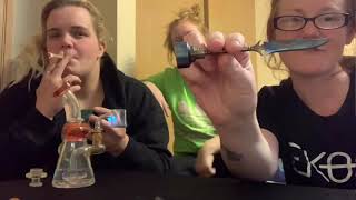 Dab and joint smoke sesh