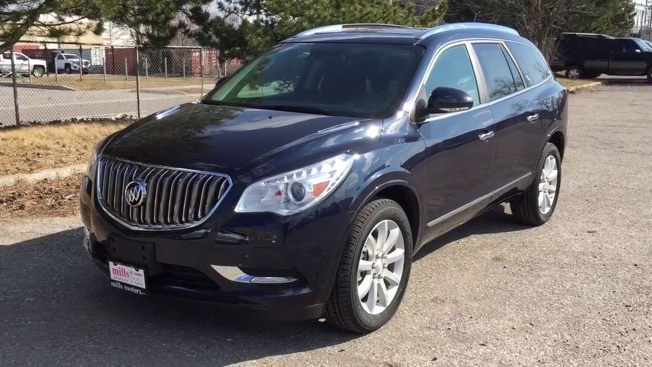 2017 Buick Enclave AWD Premium Sunroof Power Liftgate Blue Oshawa ON