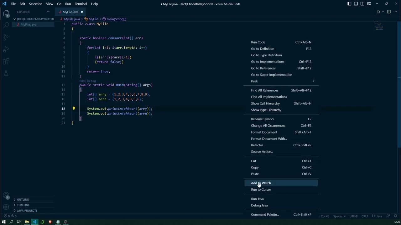 [Level1 DSA] Lecture28 Check if Array is Sorted YouTube