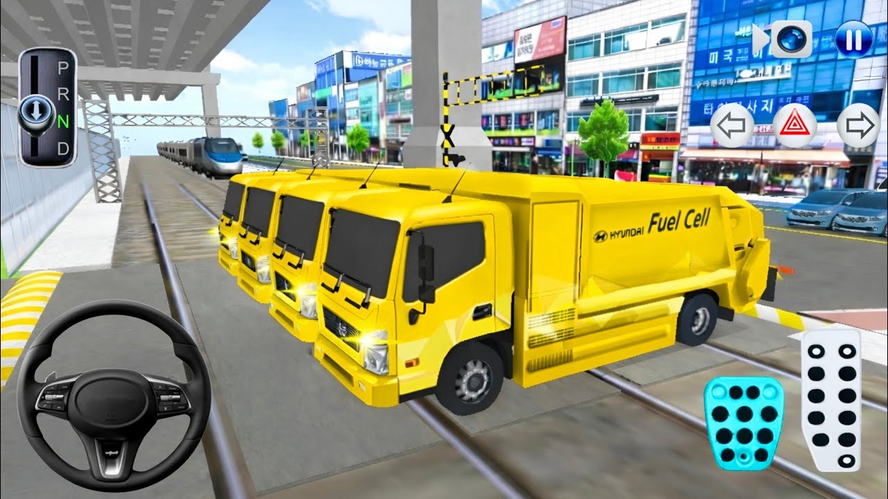New Hyundai Fuel Truck vs Bullet Train Crash Test 🚛🚄 | 3D Driving Class 2026 Car Game