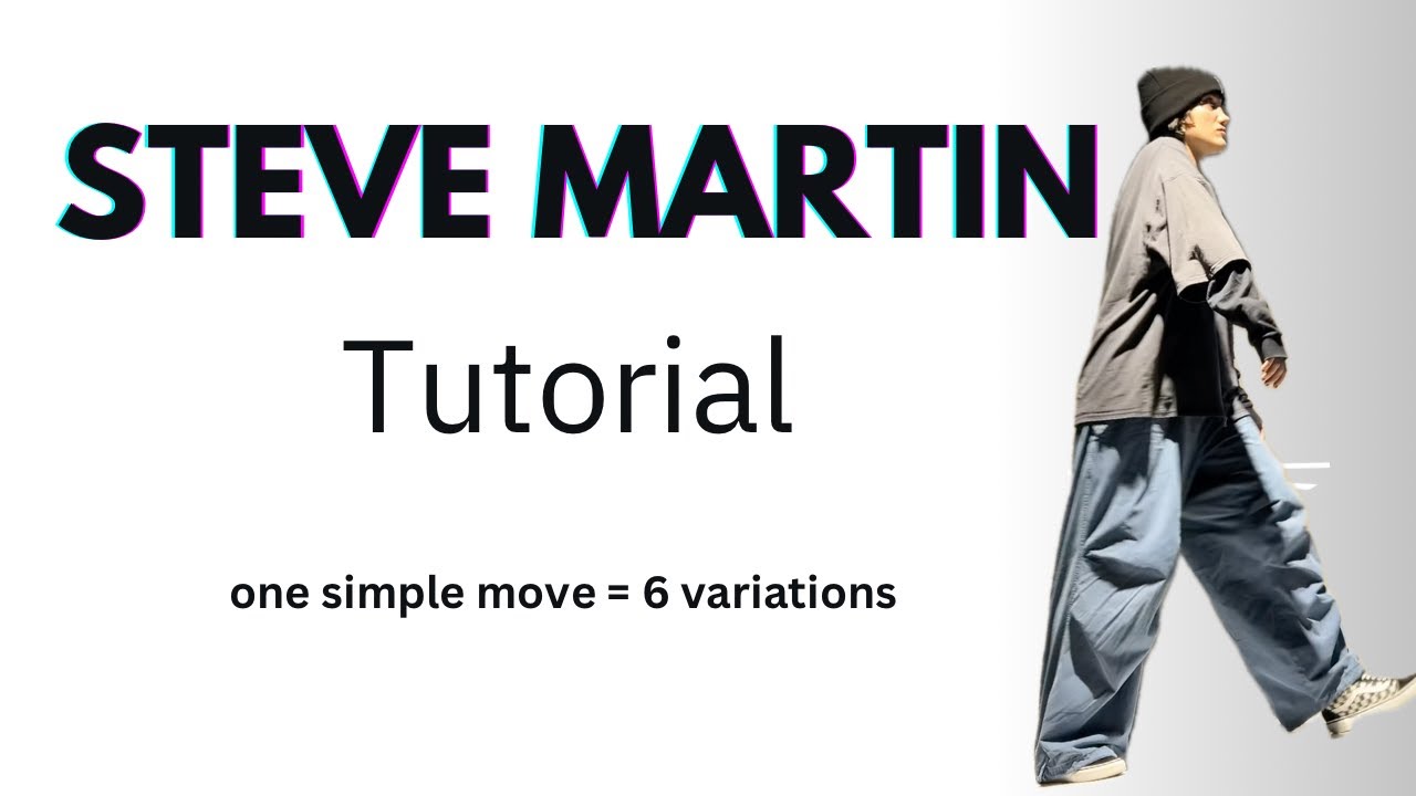Hiphop basic steps | how to do Steve Martin | HipHop dance variation