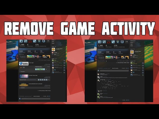 How to Hide Game Activity on Steam[WORKING 2019]! Remove Recent Game  Activity on steam! 