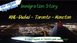 Traveling from Philippines to Canada | Immigration Story | Flight Experience | NBpnp | Family of 3