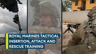 Royal Marines urban tactical insertion & close quarter battle training