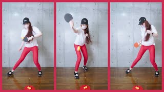 卓球の素振り運動の筋トレ！ / DIY Women's Home Workout / DIY 여성용 홈 운동