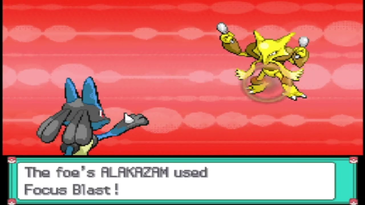 Pokemon Platinum (DS) Storyline Battle #31 - Elite Four Lucian
