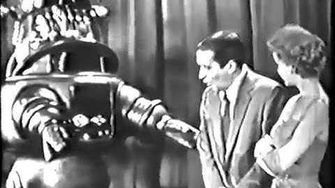 Robby the Robot and Anne Francis on Perry Como