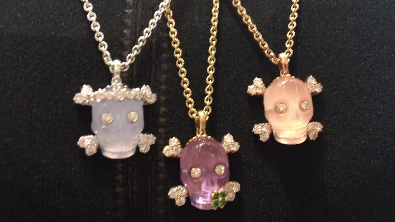 Dior Skull jewels Tête de Mort - YouTube