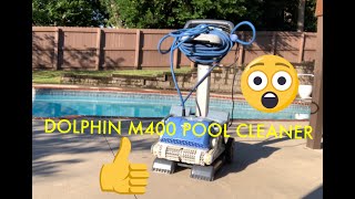 How to use the DOLPHIN M400 ! Pool cleaning with the Dolphin!