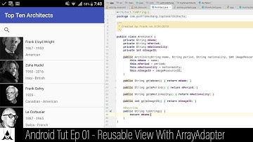 Android Dev Ep#01 ArrayAdapter