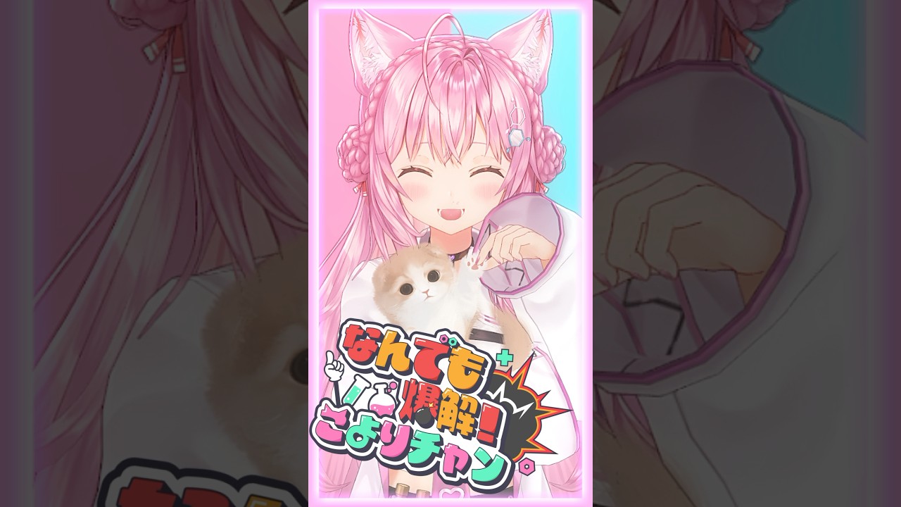 【アニメ】子猫の成長は早い🐈 #Shorts 【博衣こより・飼い猫ちいこよ/ホロライブ】