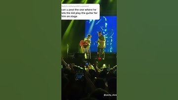Thumbnail of Post Malone let’s kid play the cords for his song Stay