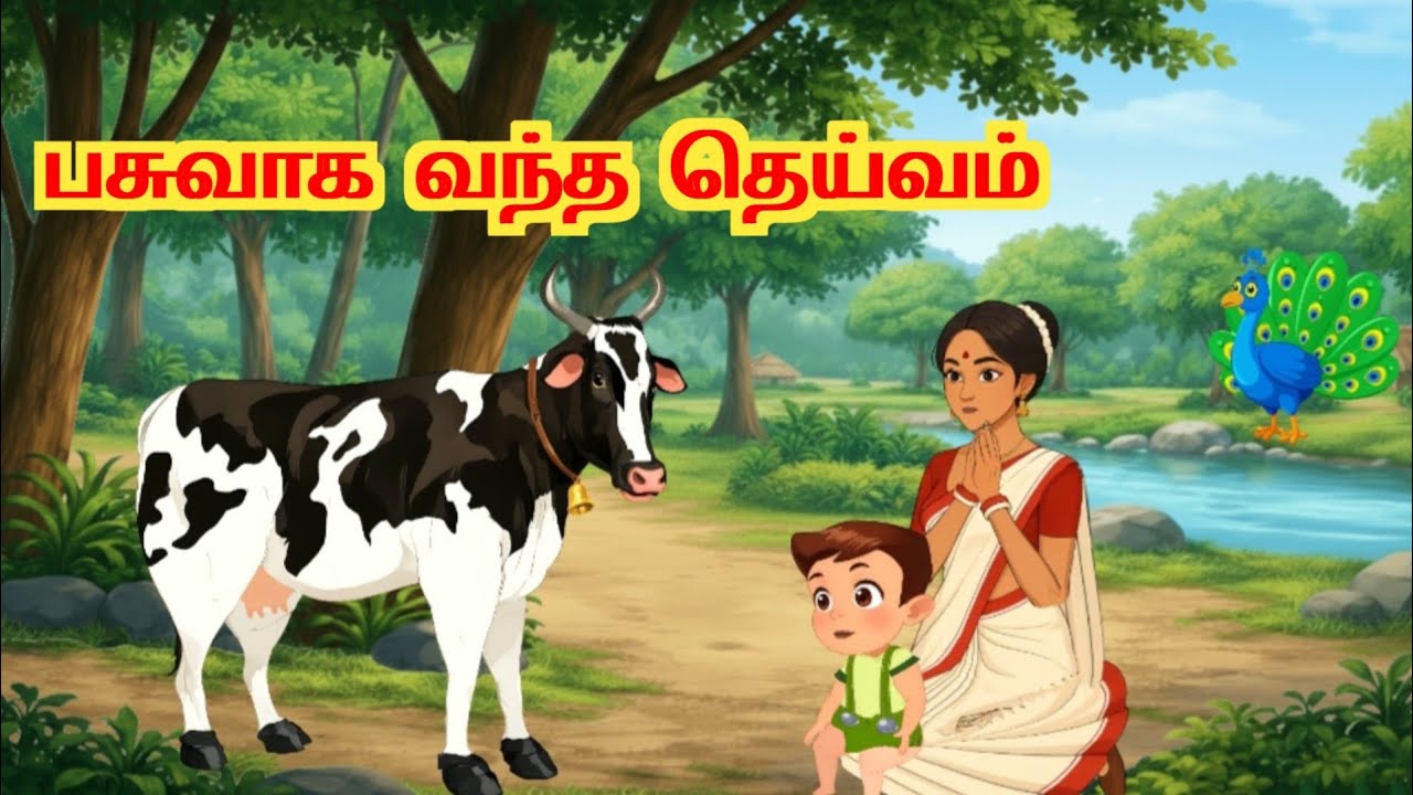 பசுவாக வந்த கடவுள் | Tamil Moral Story | Emotional Tamil Cartoon Story